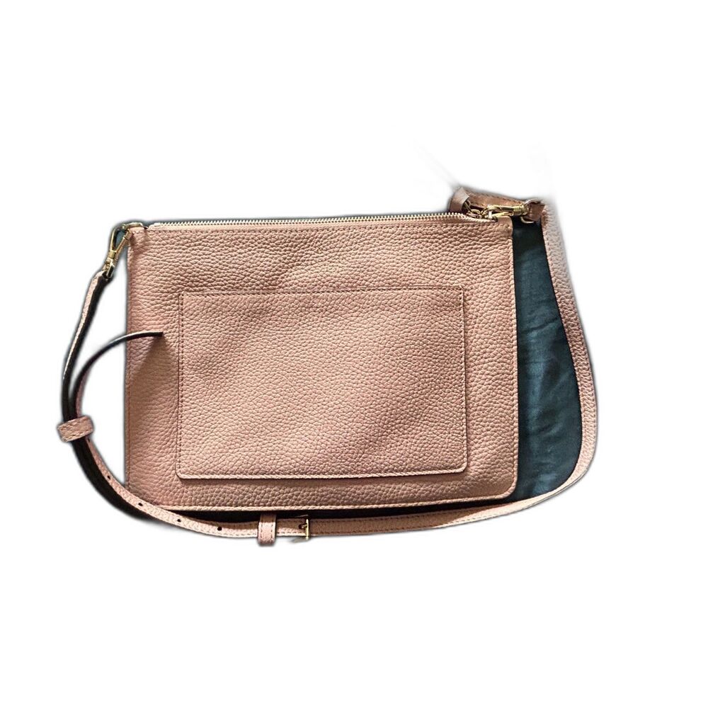 Kate Spade Lena Double Compartment Pebbled Leather Crossbody - Tutu Pink